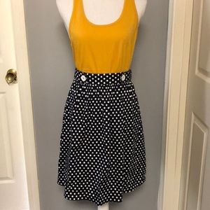 ModCloth polka dot skirt